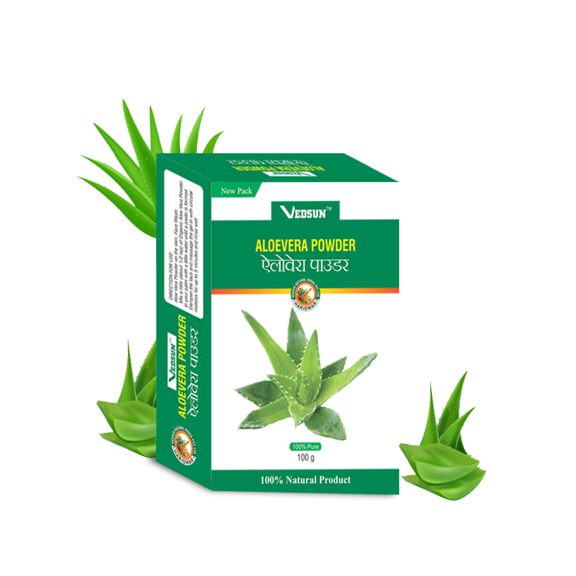 Vedsun Alovera Face Pack 25g Pack of 15